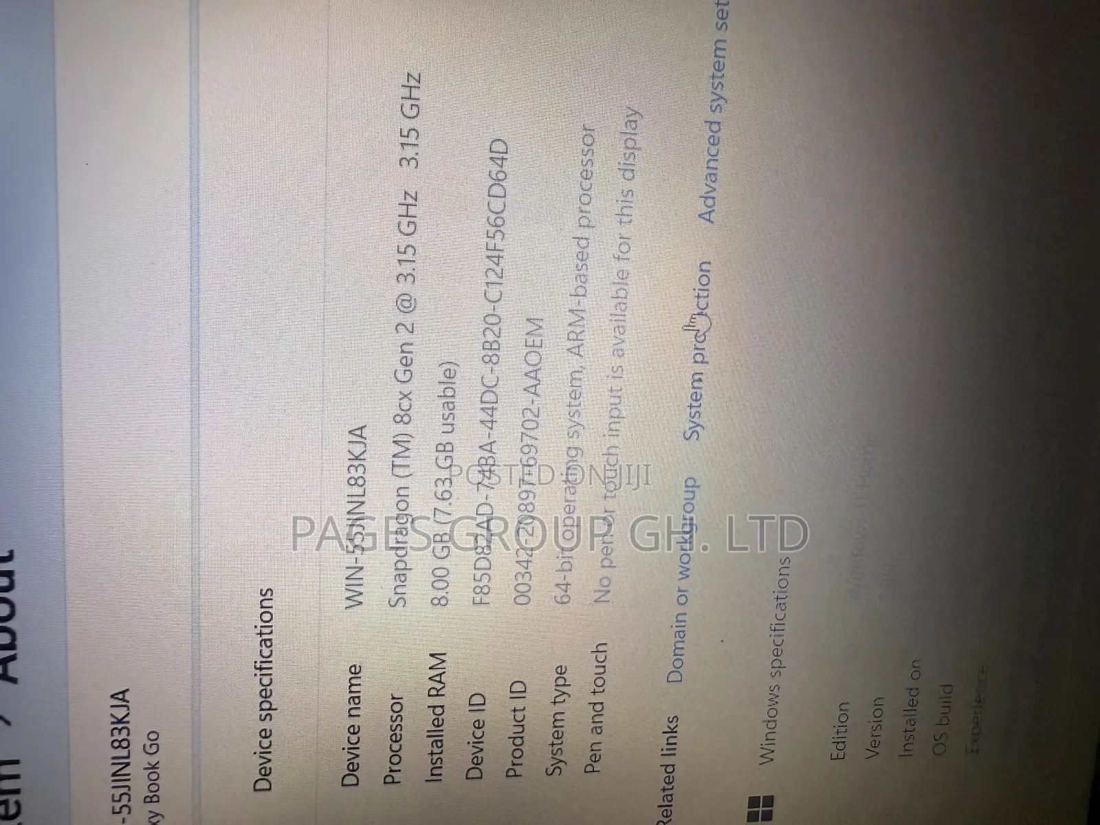 Laptop Samsung 8GB Qualcomm Snapdragon X Elite SSD 256GB