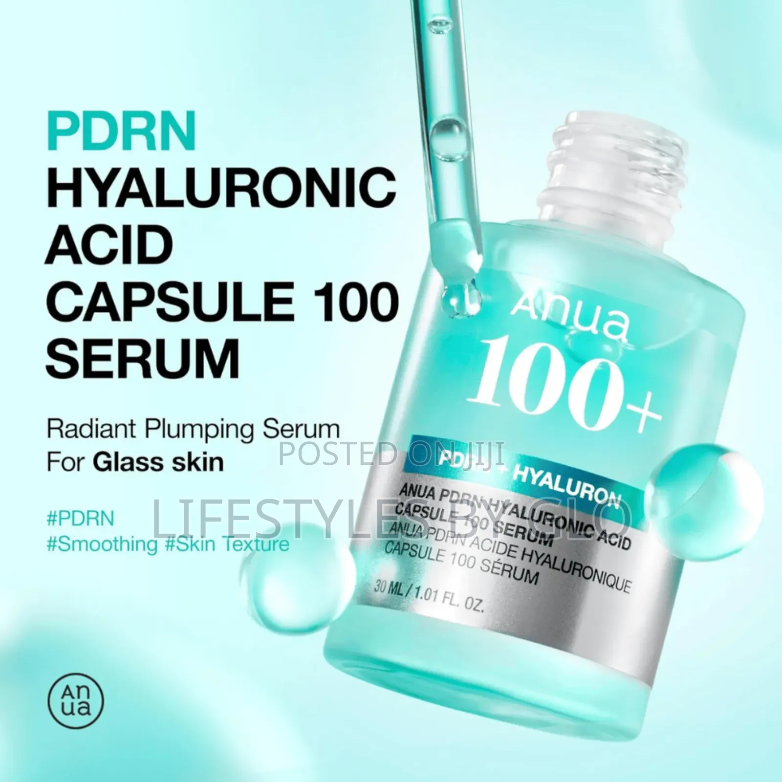 Anua PDNR Hyaluronic Acid Capsule 100 Serum -(Plumping)