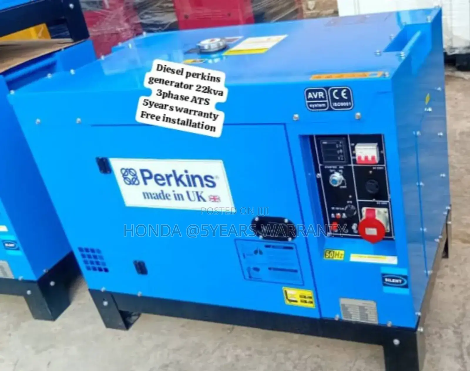 Emergency Standby Perkins Generator 22kva 3phase Ats 22kva
