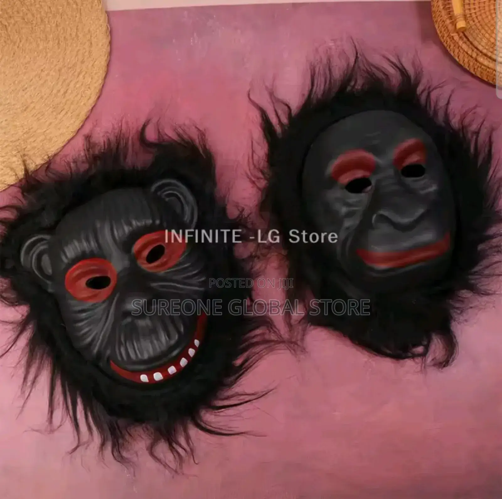 Mmonkey and Chimpanzee 3d Mask