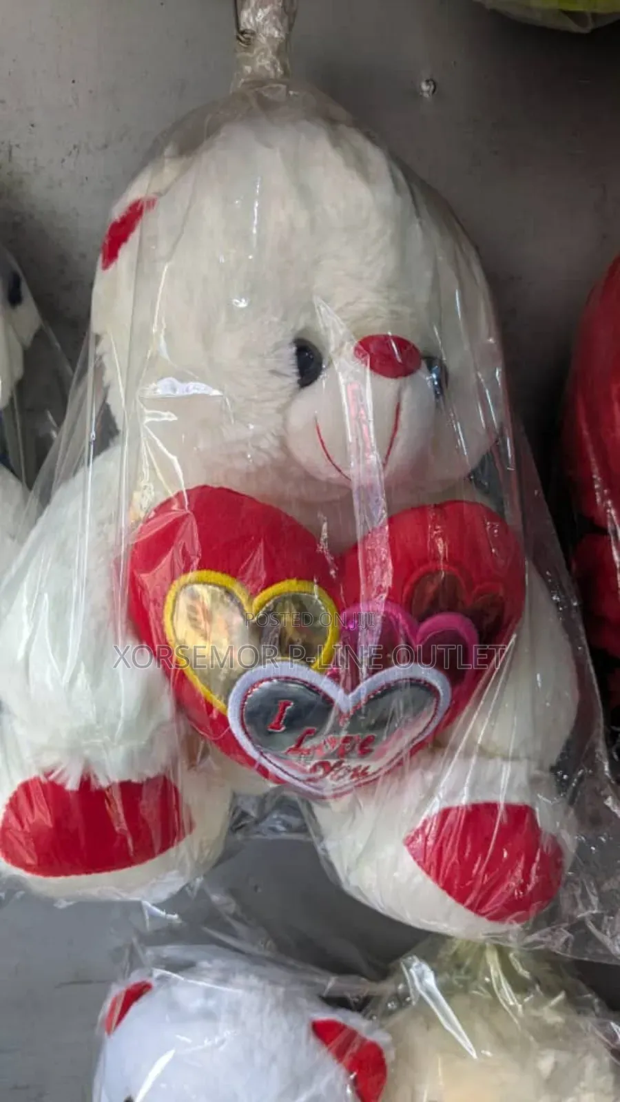 I Love U Teddy Bear - Adults and Children Playing Friend