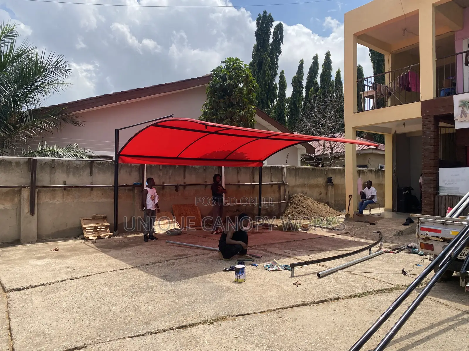 Top Holder Car Canopy