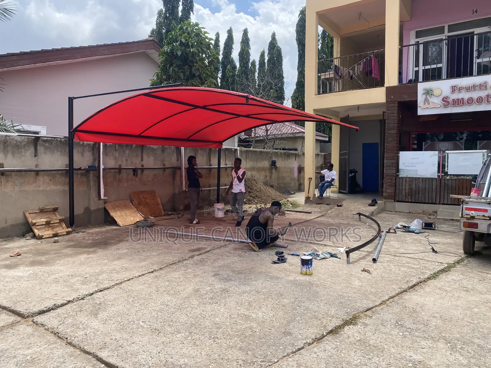 Top Holder Car Canopy