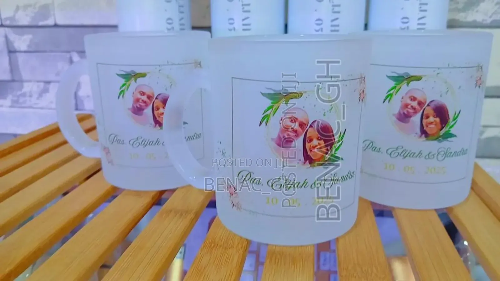 Souvenir Frusted Mugs and Branding