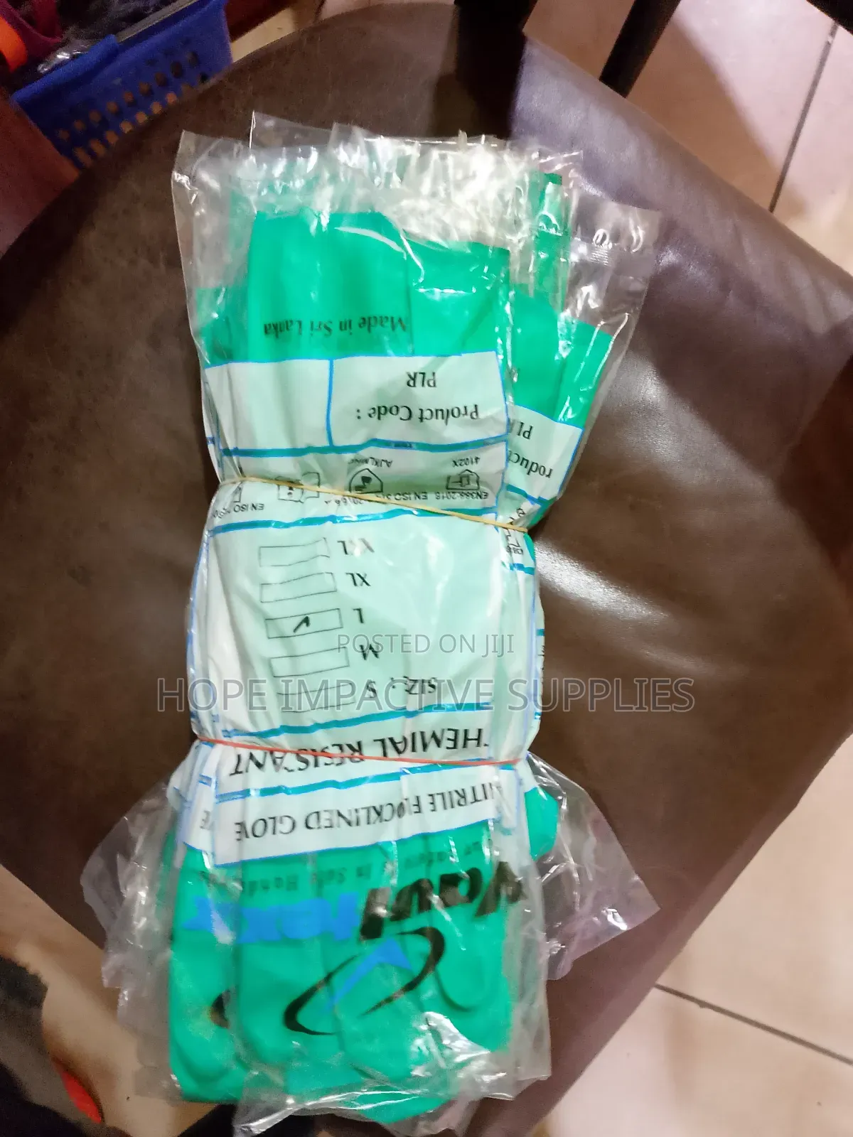 Chemical Nitrile Gloves.