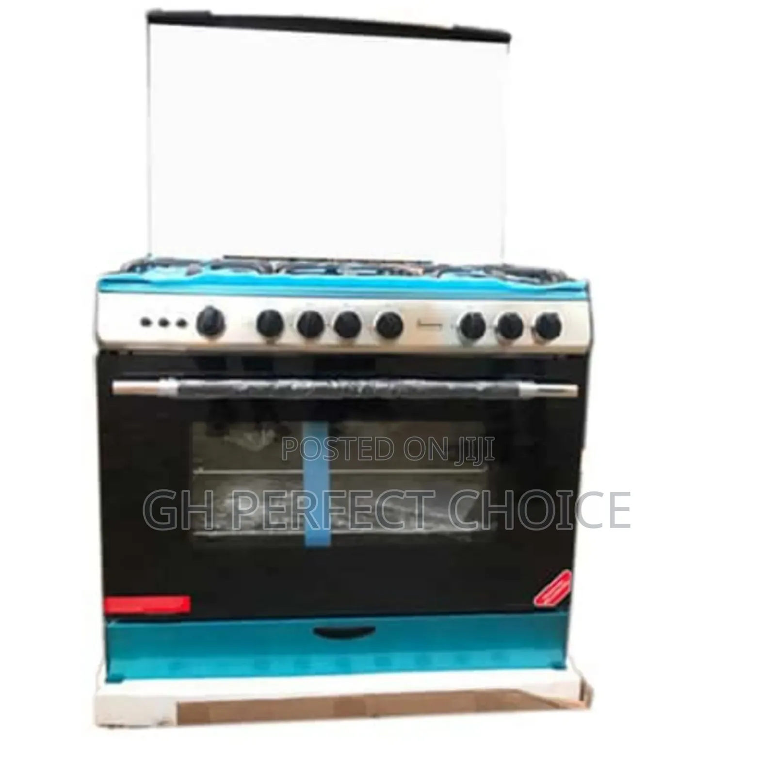 Nasco Gas Stove (90x60) Wid 5 Burners, Oven & Grill Function