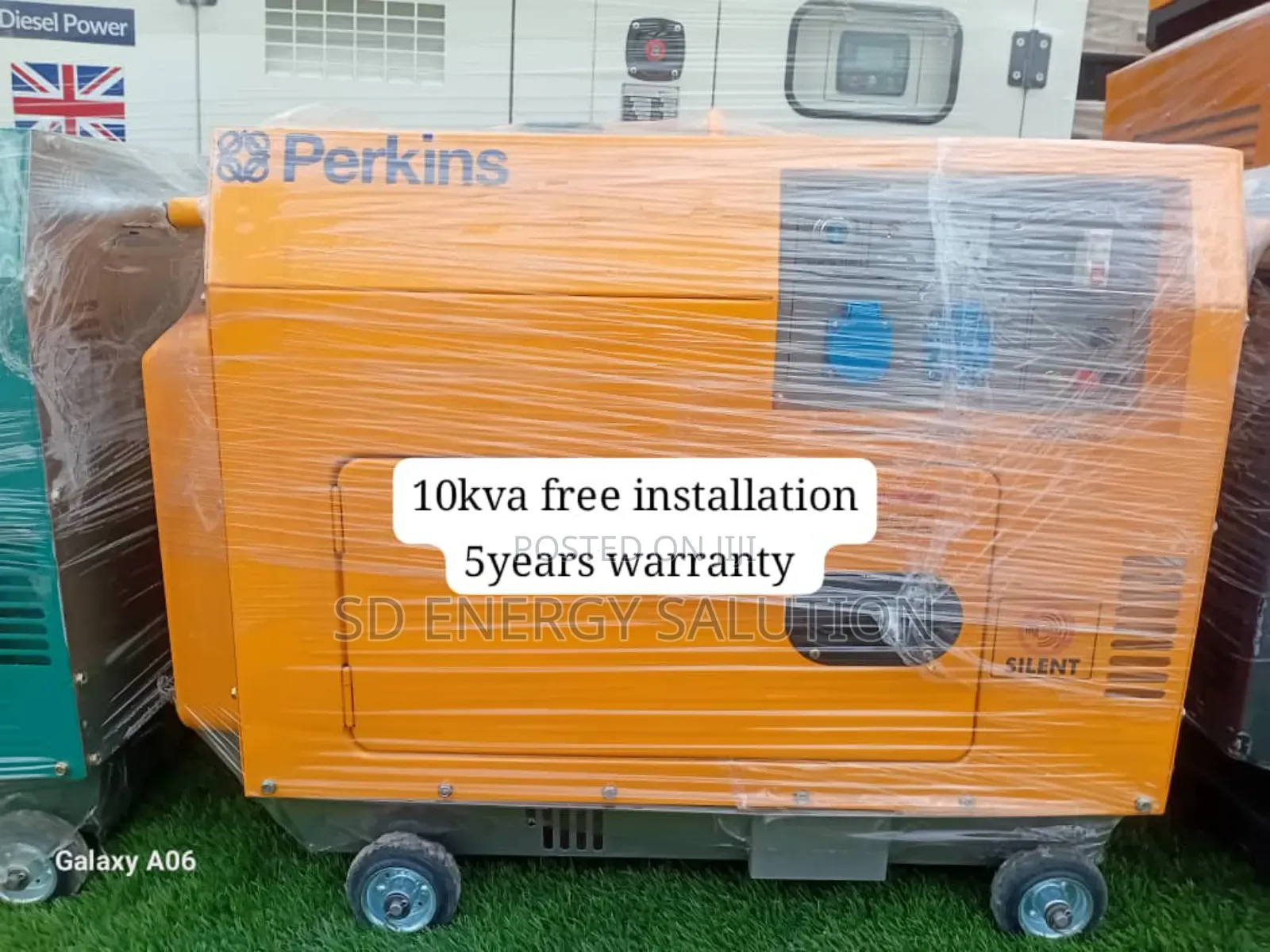 Less Noise More Power Perkins 10kva Diesel 13000watts Diesel