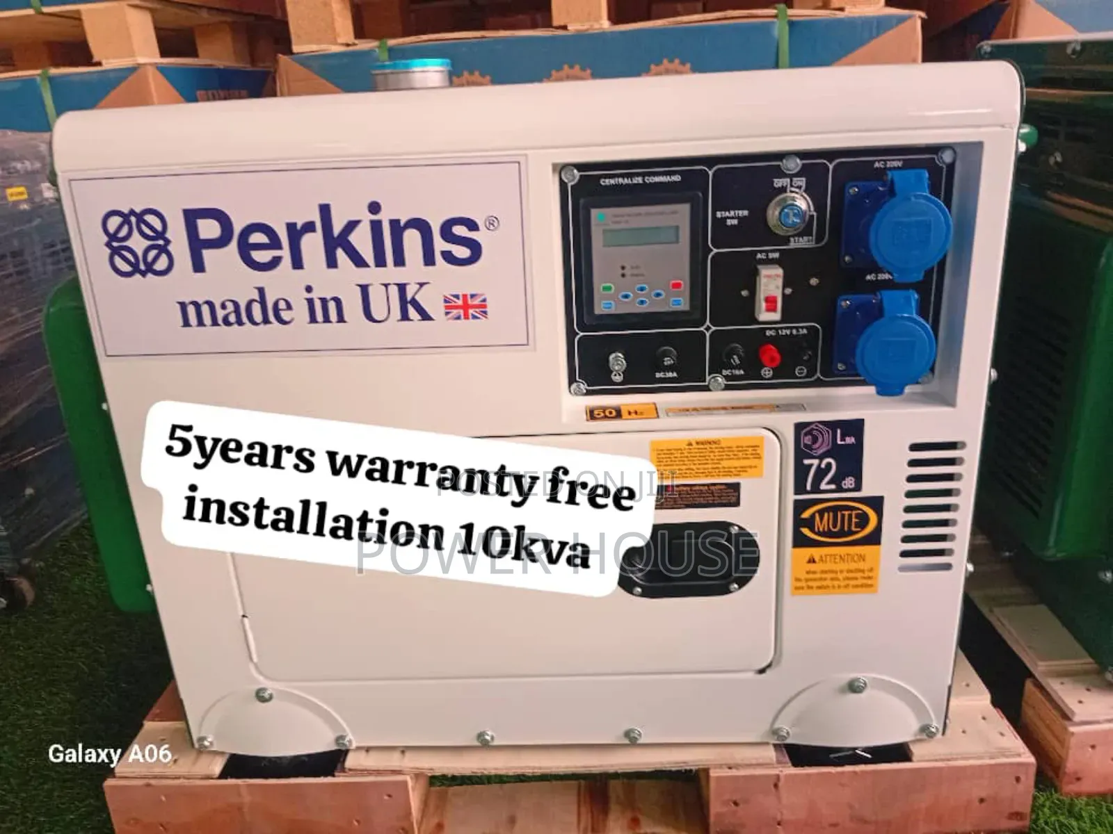 Elite Hyperion 10kva 13000watts Diesel Generator Perkins