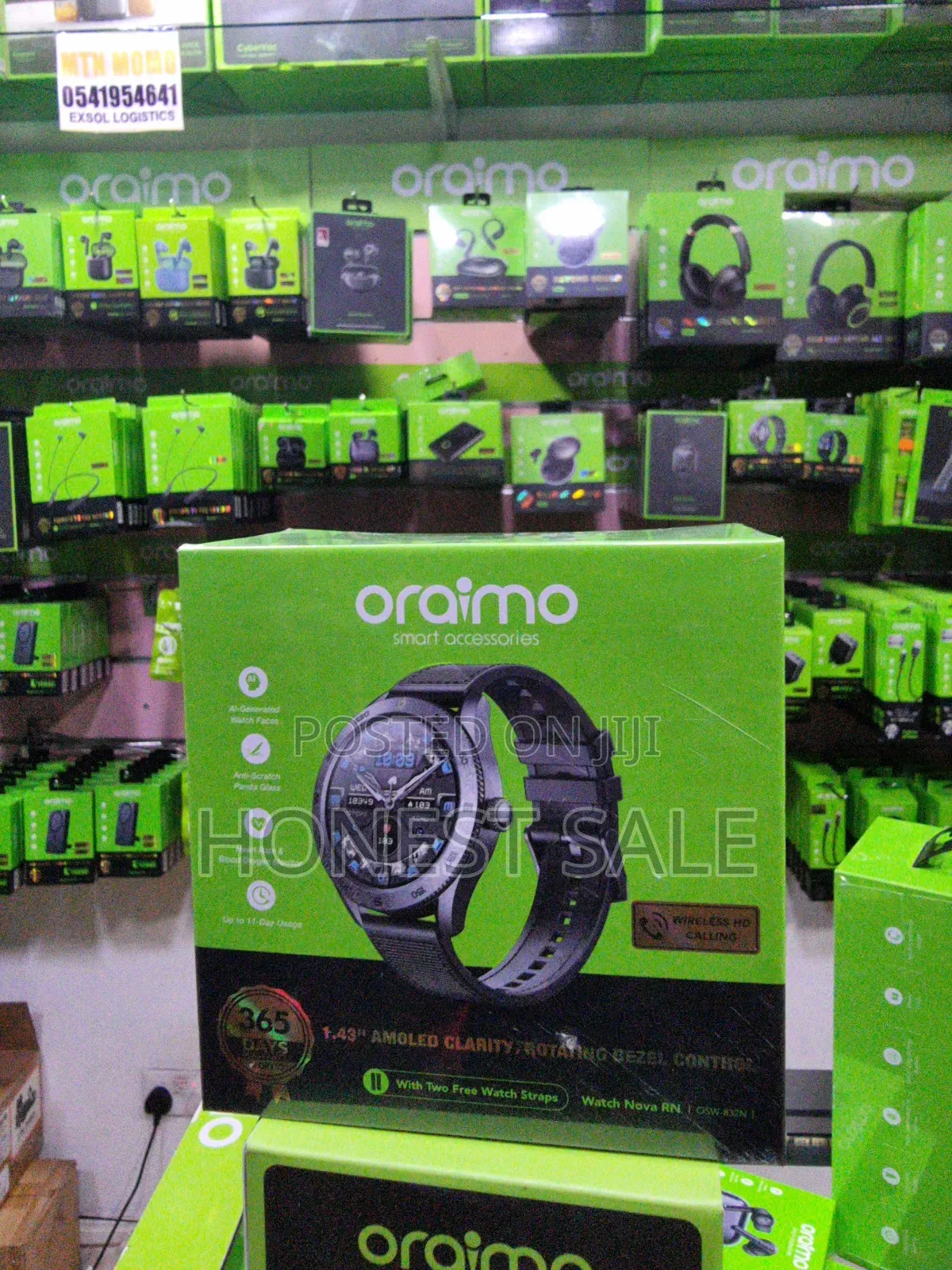 Oraimo Watch Nova Rn 1.43' Amoled Bezel Control Smart Watch