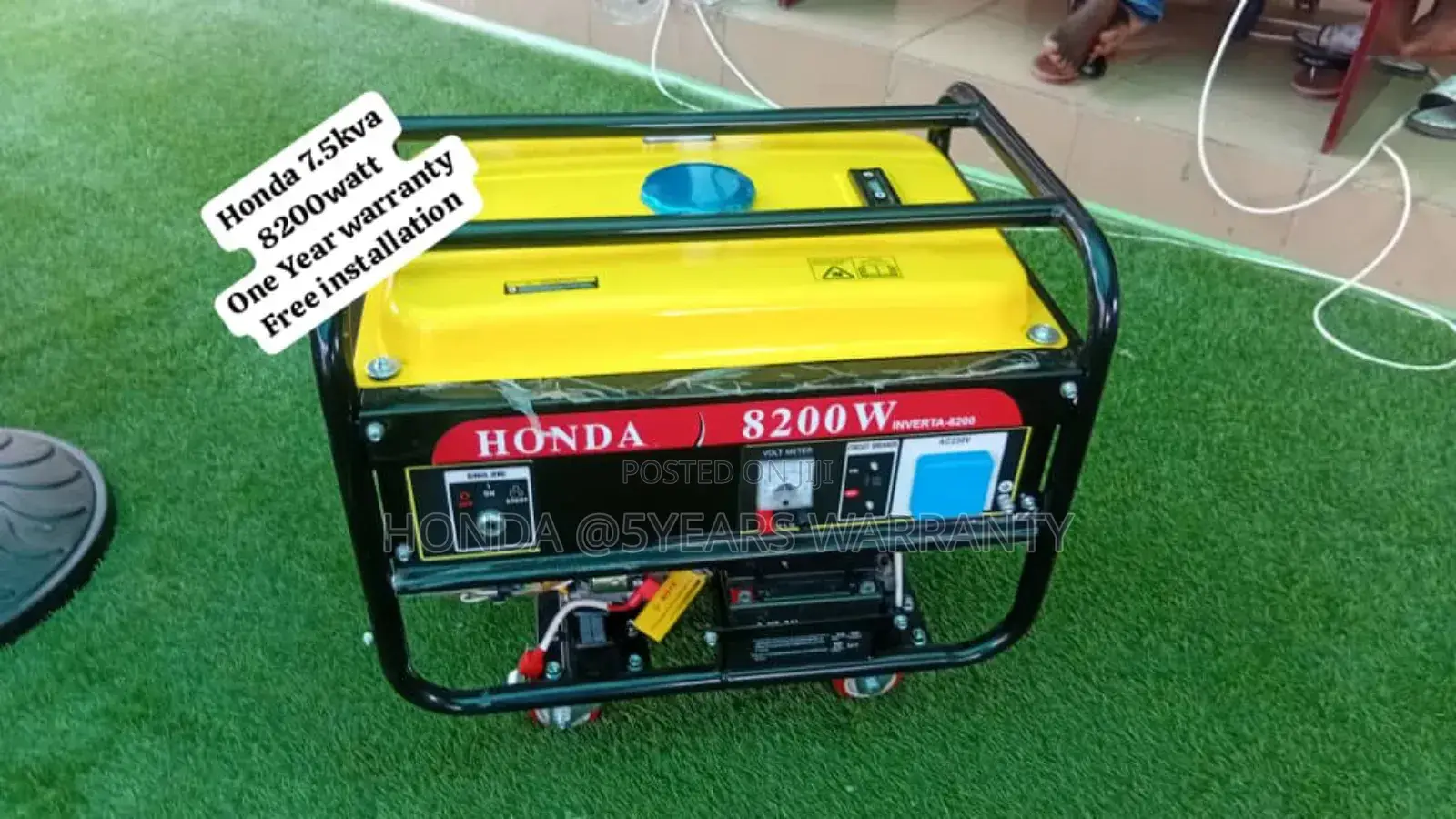 Wheels and Handle Honda 7.5kva 8200watt Petrol 7.5kva