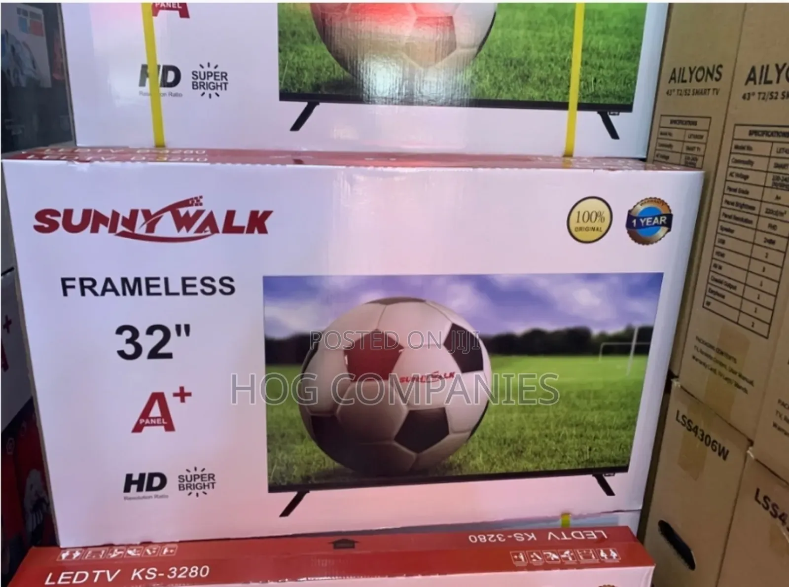 Sunny Walk 32 Inch Digital Satellite Tv - Delivery in 2 Hours