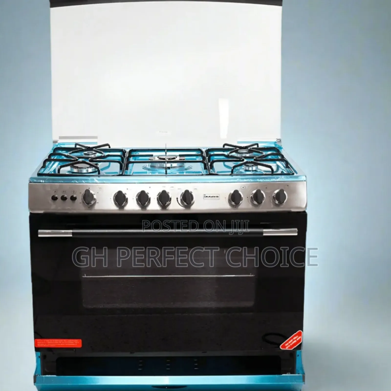 Nasco 5-burner Gas Cooker With Oven & Grill, 90cm X 60cm