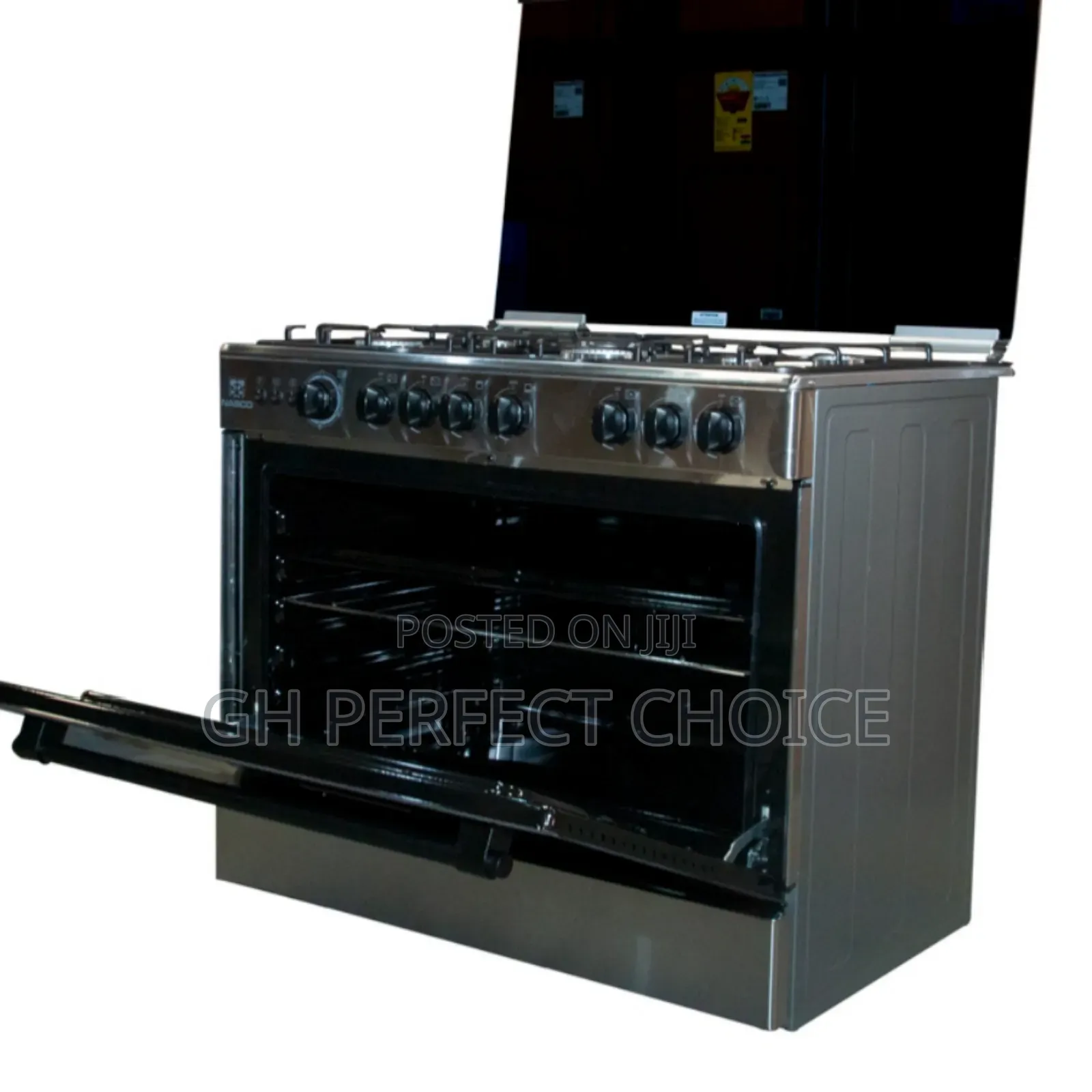 Nasco 90x60cm Gas Cooker With Oven, Grill & Five Burners
