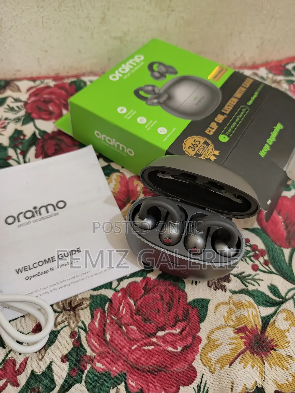 Oraimo Opensnap N Clip-on Open-Ear True Wireless Earbuds