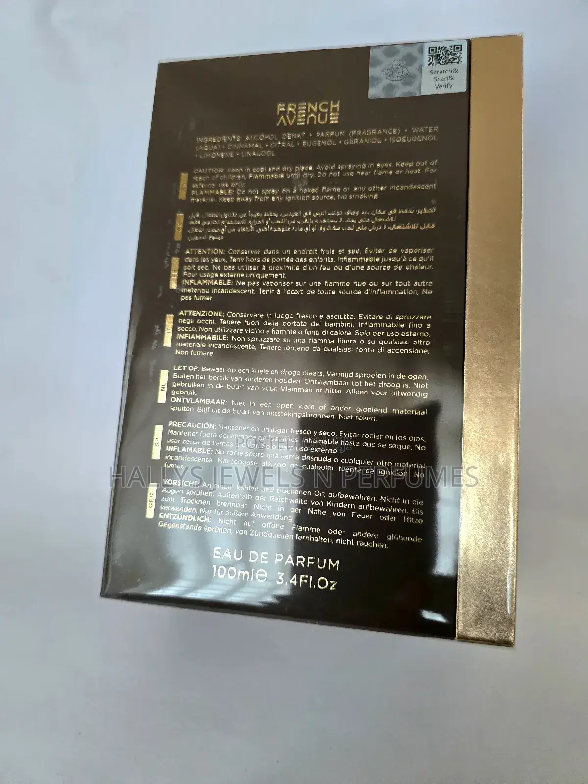 Liquid Brun Perfume by French Avenue, 100ml, Unisex