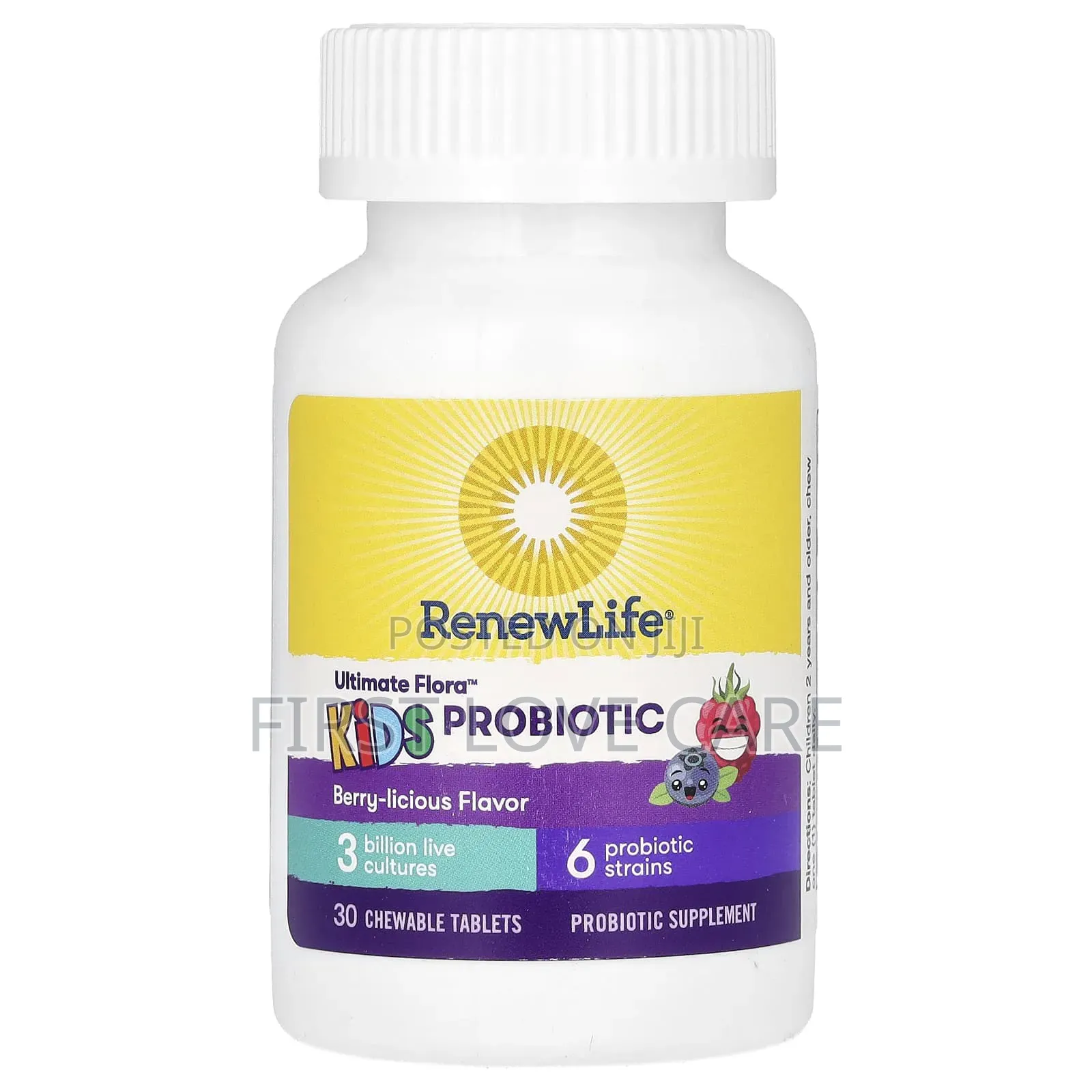 Renewlife Kids Probiotic Ultimate Flora 3 Billion Live