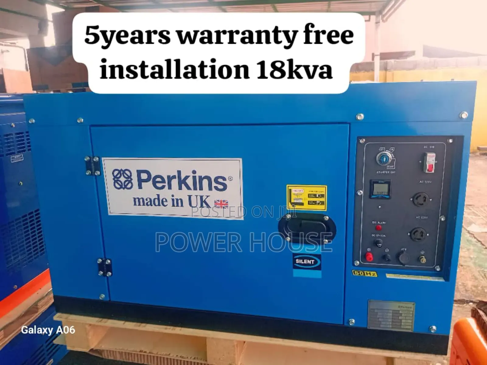 Rock Celesti Vault 18kva Generator 18kva Diesel Perkins