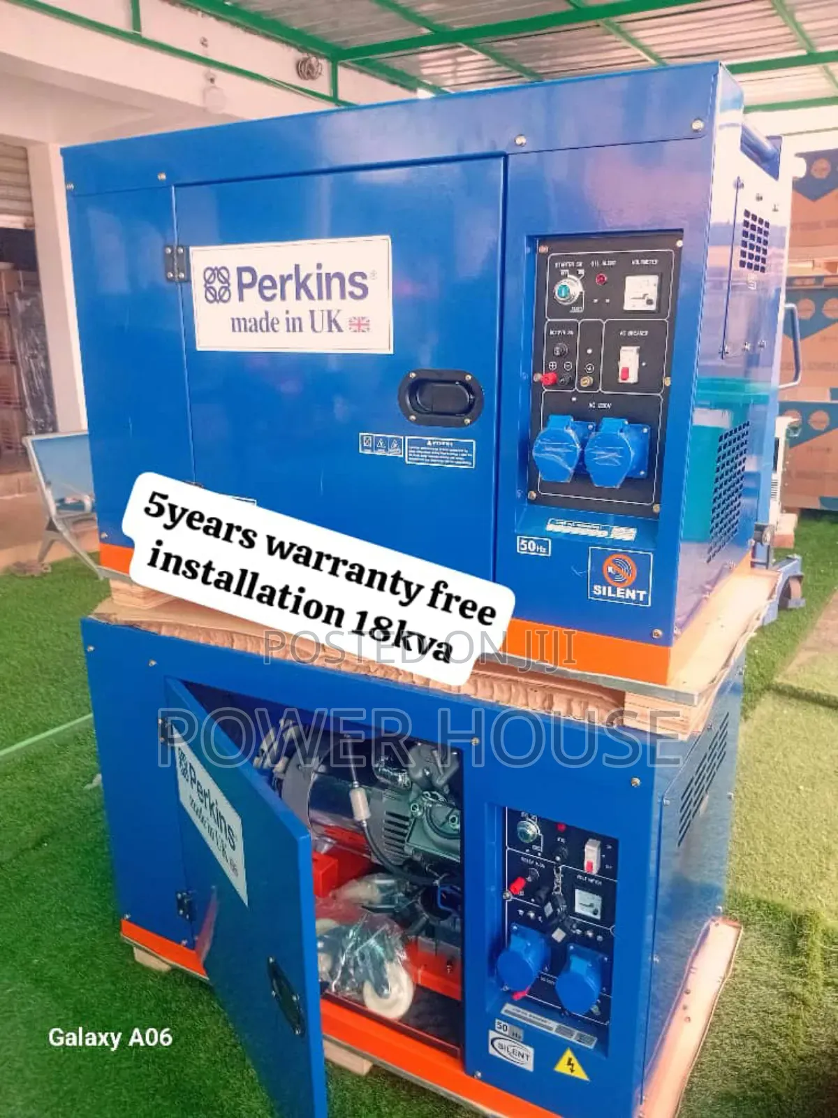 Rock Trinity Panel 18kva Diesel Generator 17.Cold Perkins