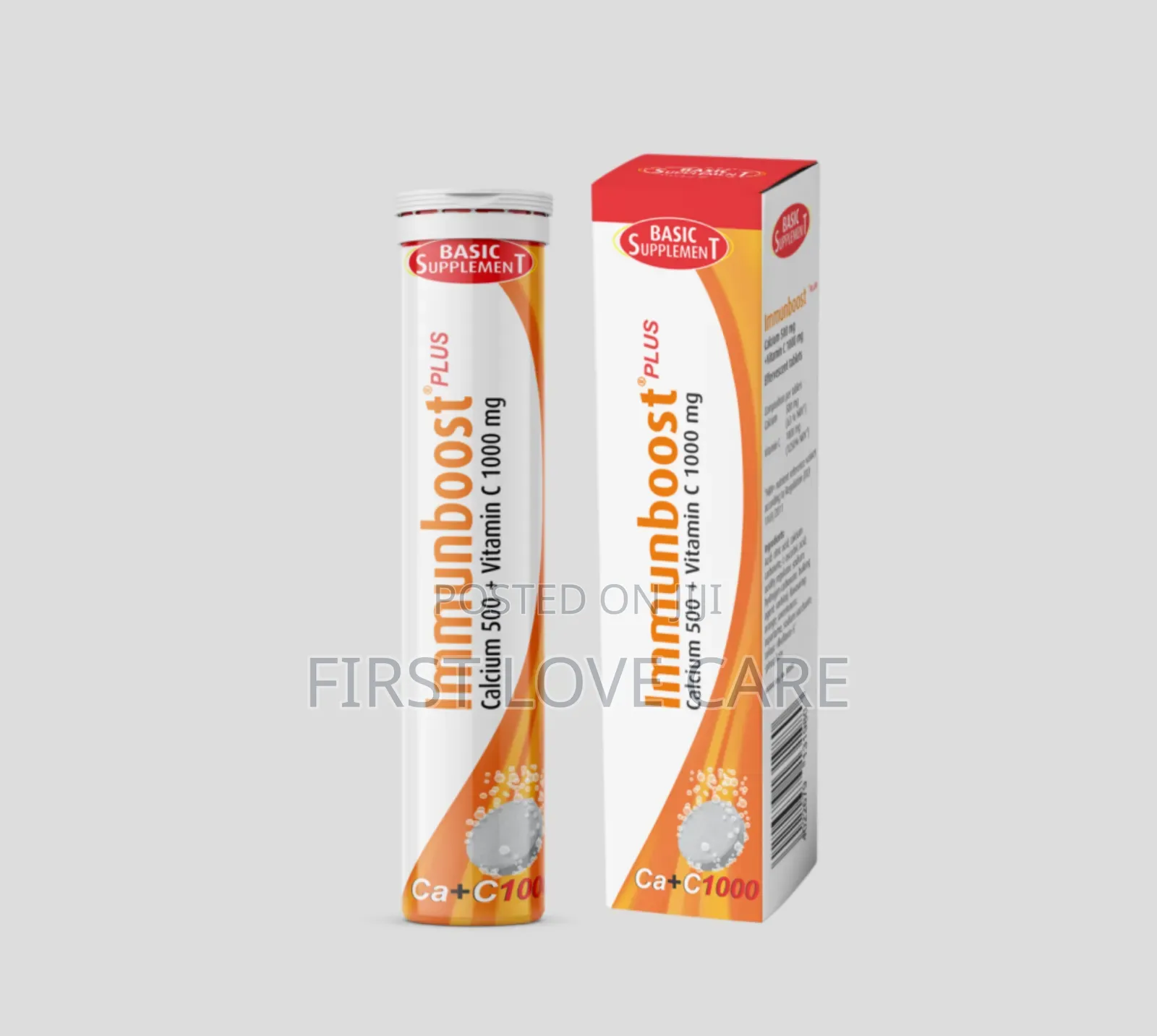 Immune Booster Plus Calcium 500 + Vitamin C 1000mg