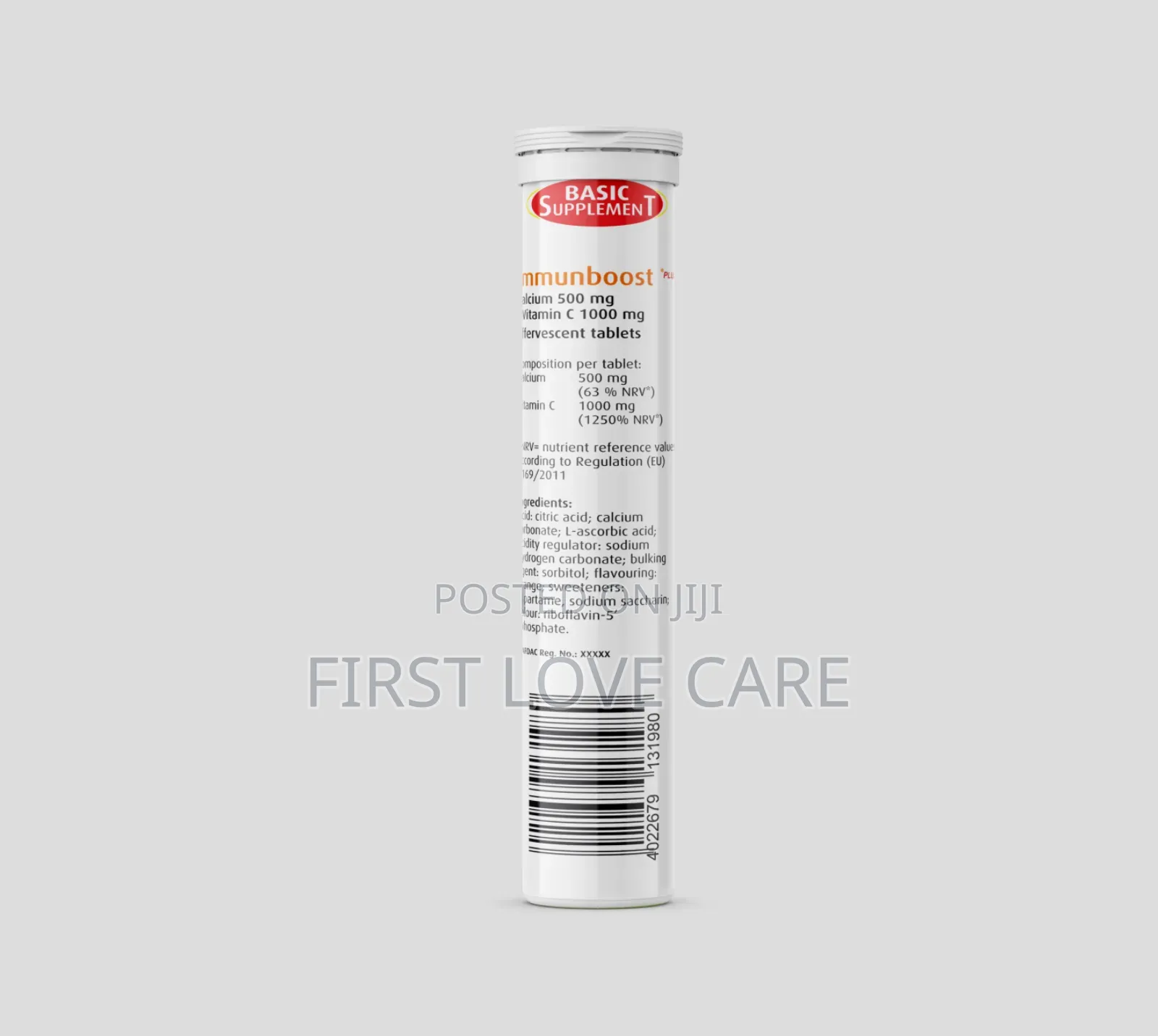 Immune Booster Plus Calcium 500 + Vitamin C 1000mg