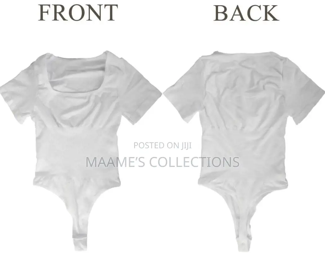 Womens Short Sleeve Bodysuits Stretchy Body Top