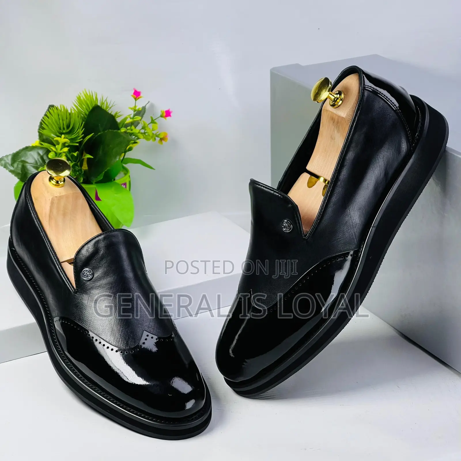 Genio Black Loafers Shoe