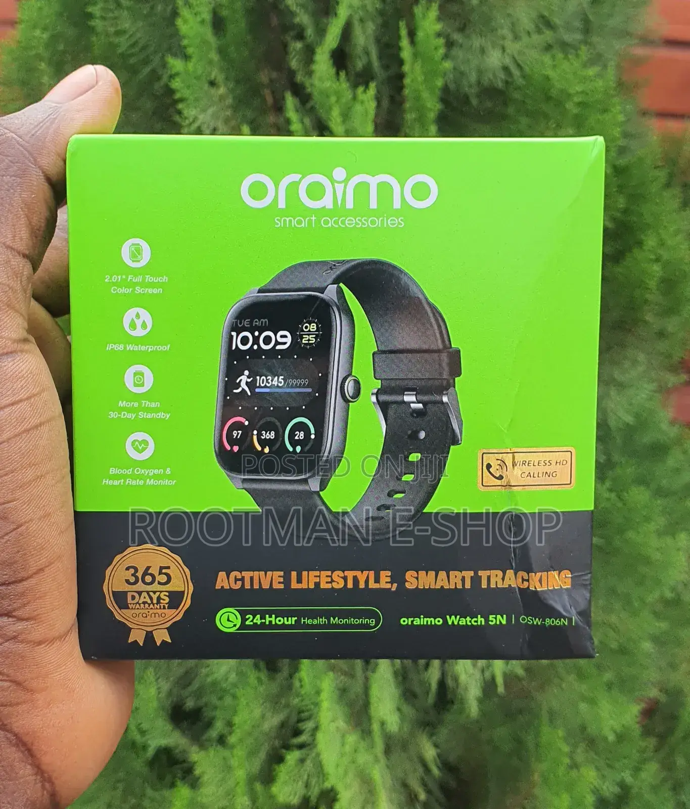 Oraimo Watch 5n 2.01'' TFT Ip68 Smart Watch