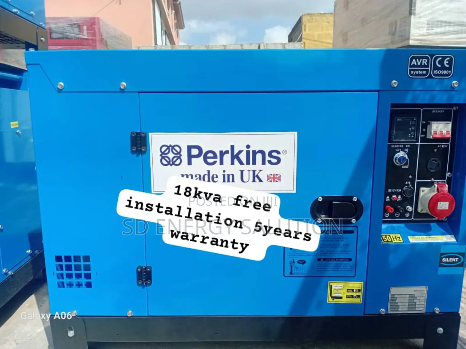 Surge Smarter Perkins 22kva Diesel Generator 22kva