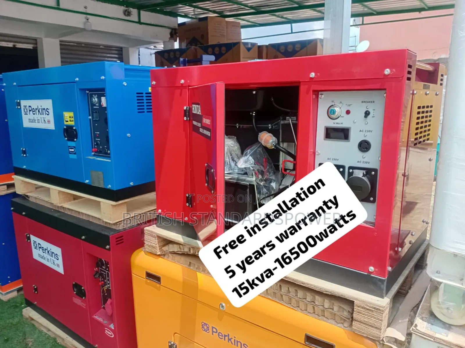 Hands Free Start 15kva Silent Diesel Generator