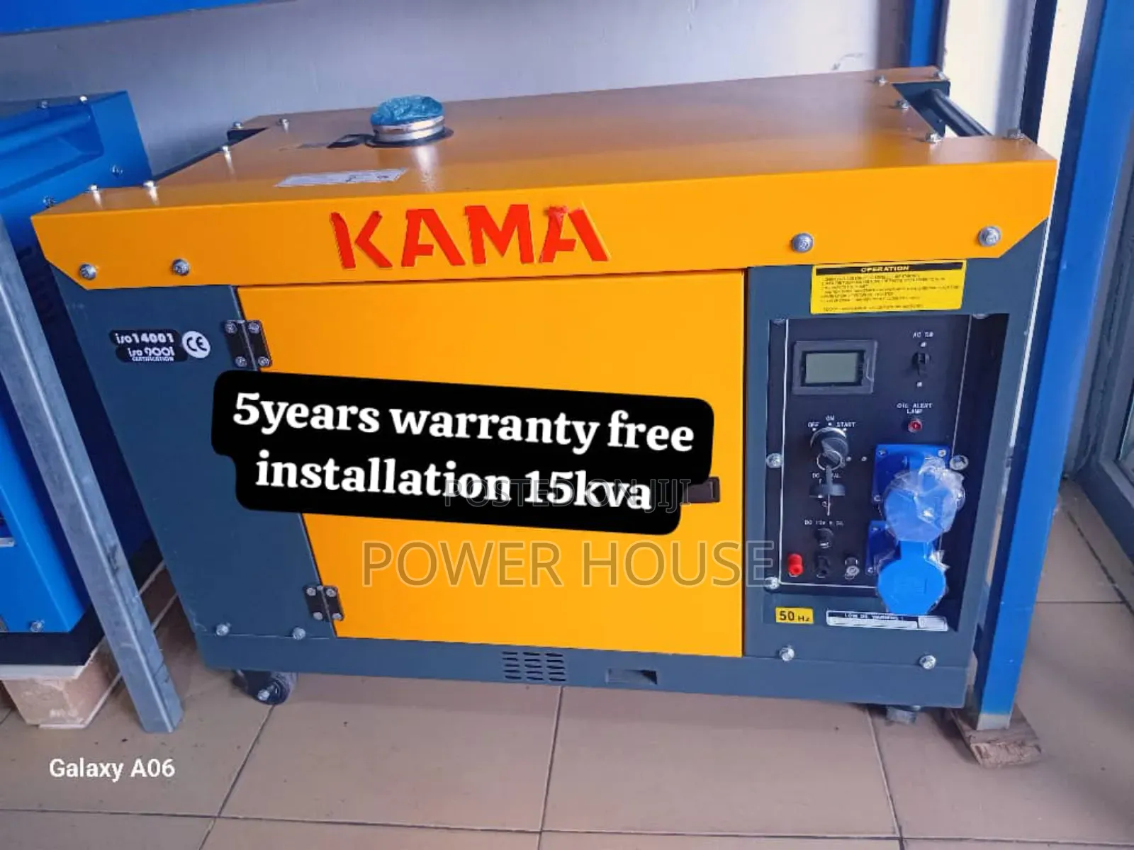 Elegant Pinnacle 15kva 16500watts Diesel Kama 15kva