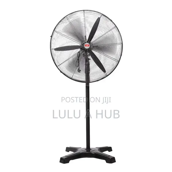 Elbee Heavy Duty Industrial Fan 20” Metal Stand Fan