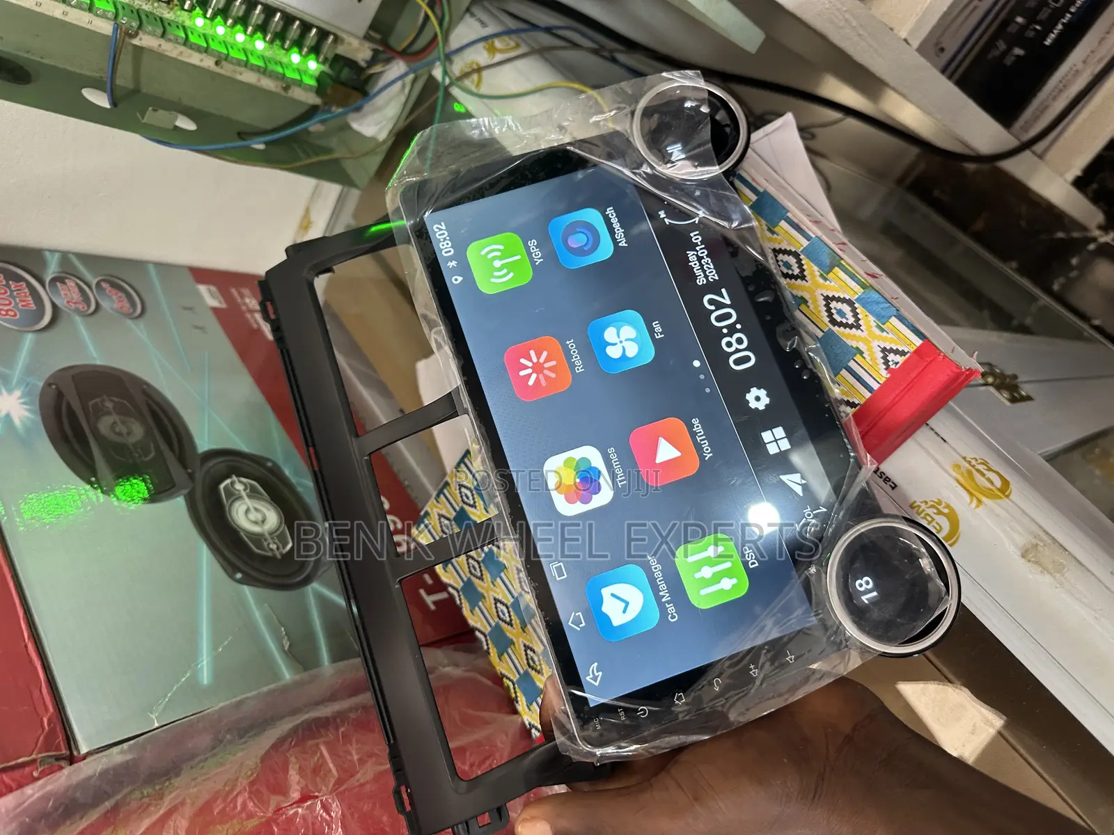 Toyota Yaris Android With Large Screen Dual Knob