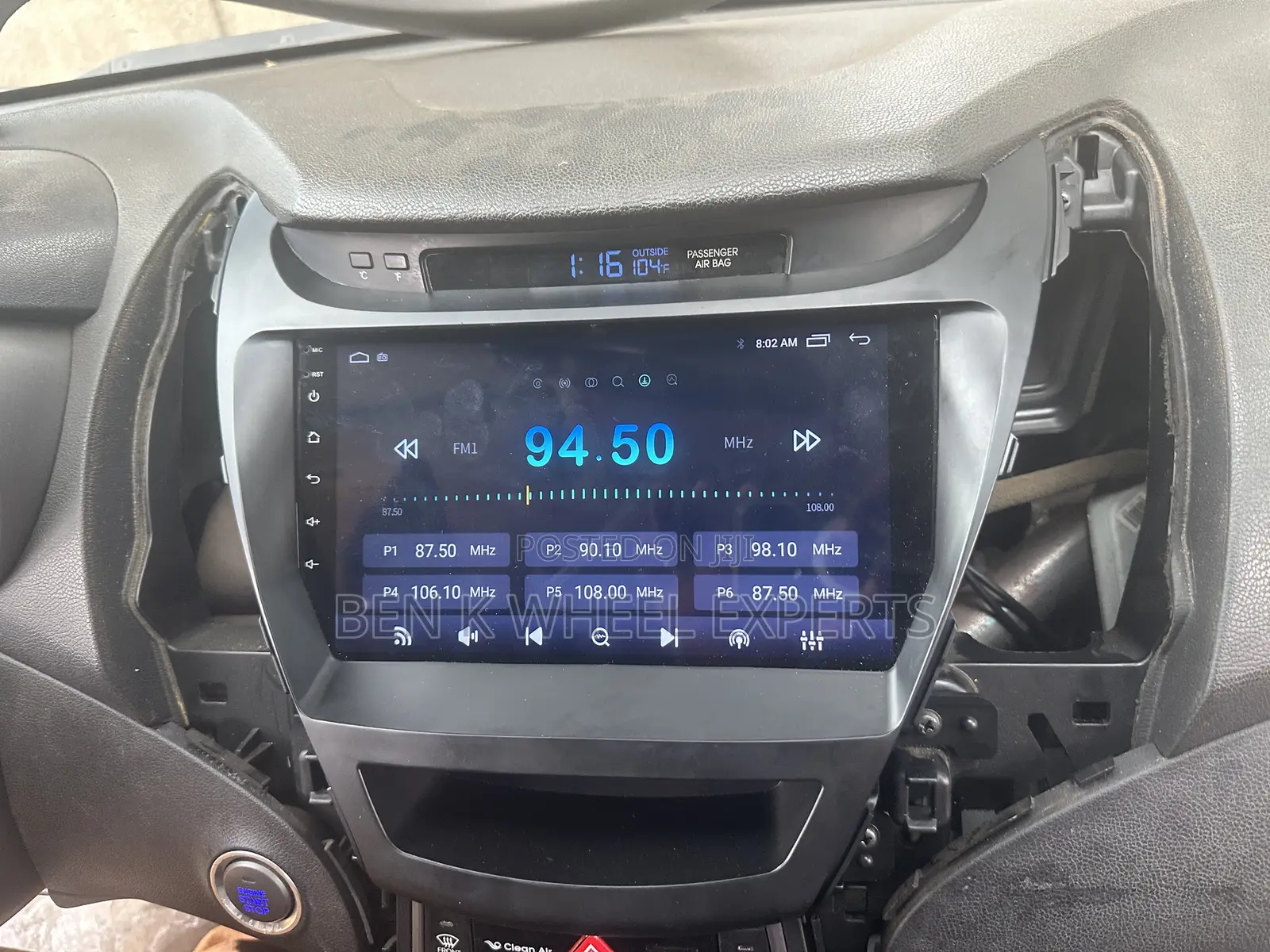 Hyundai Elantra 2014-16 Carplay Android Auto Stereo