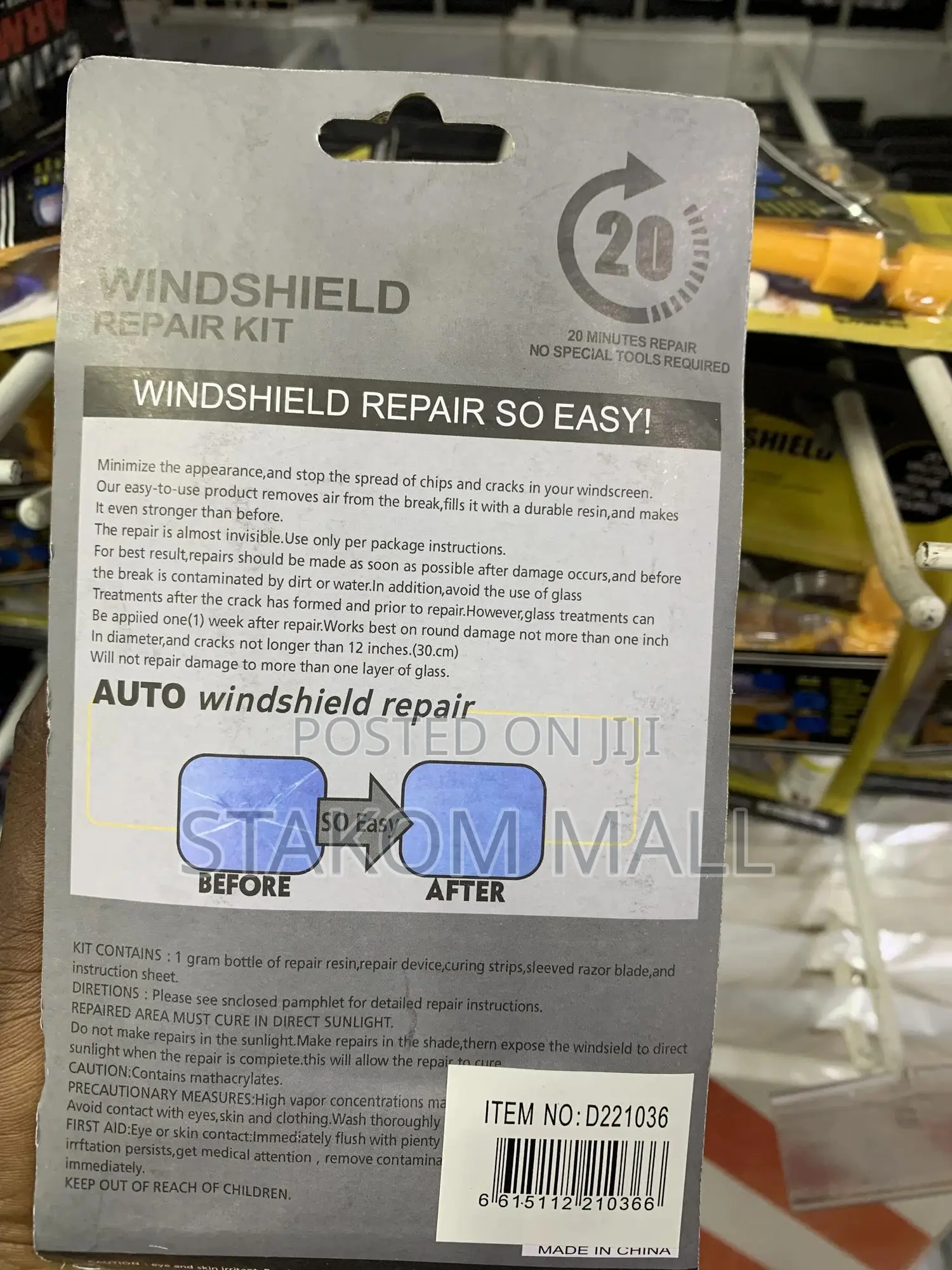 Windshield Repair Kit