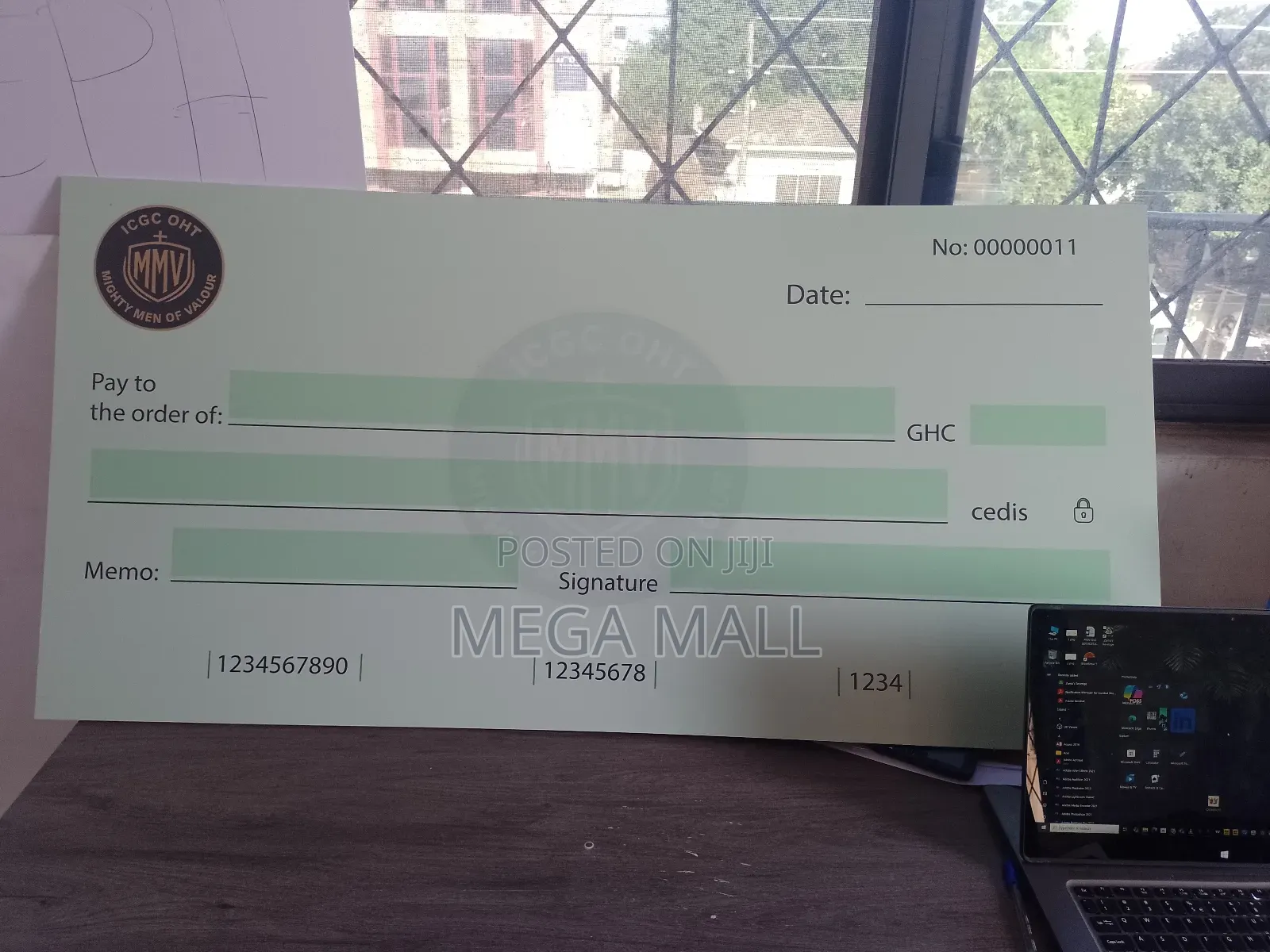 Dummy Cheques Service