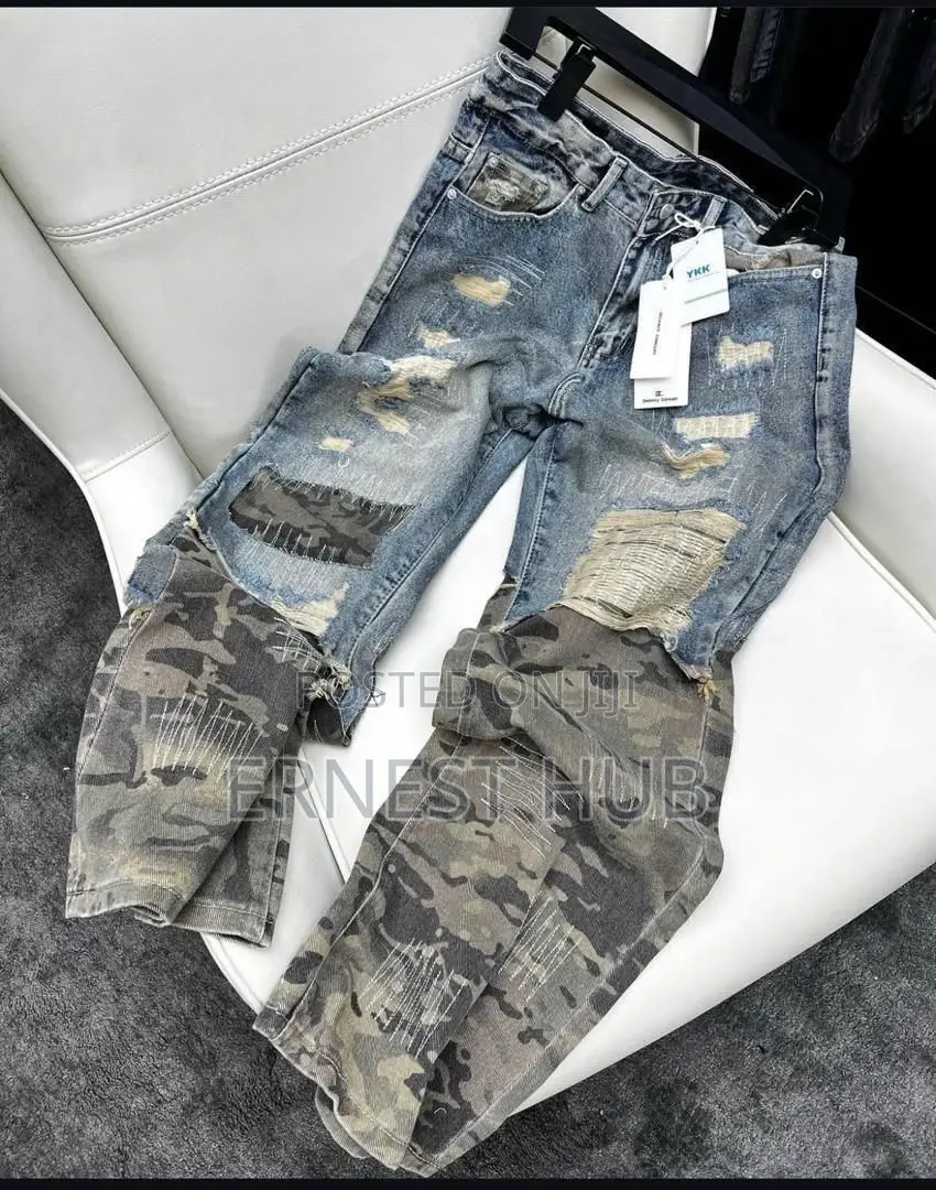Solid Baggy Jeans