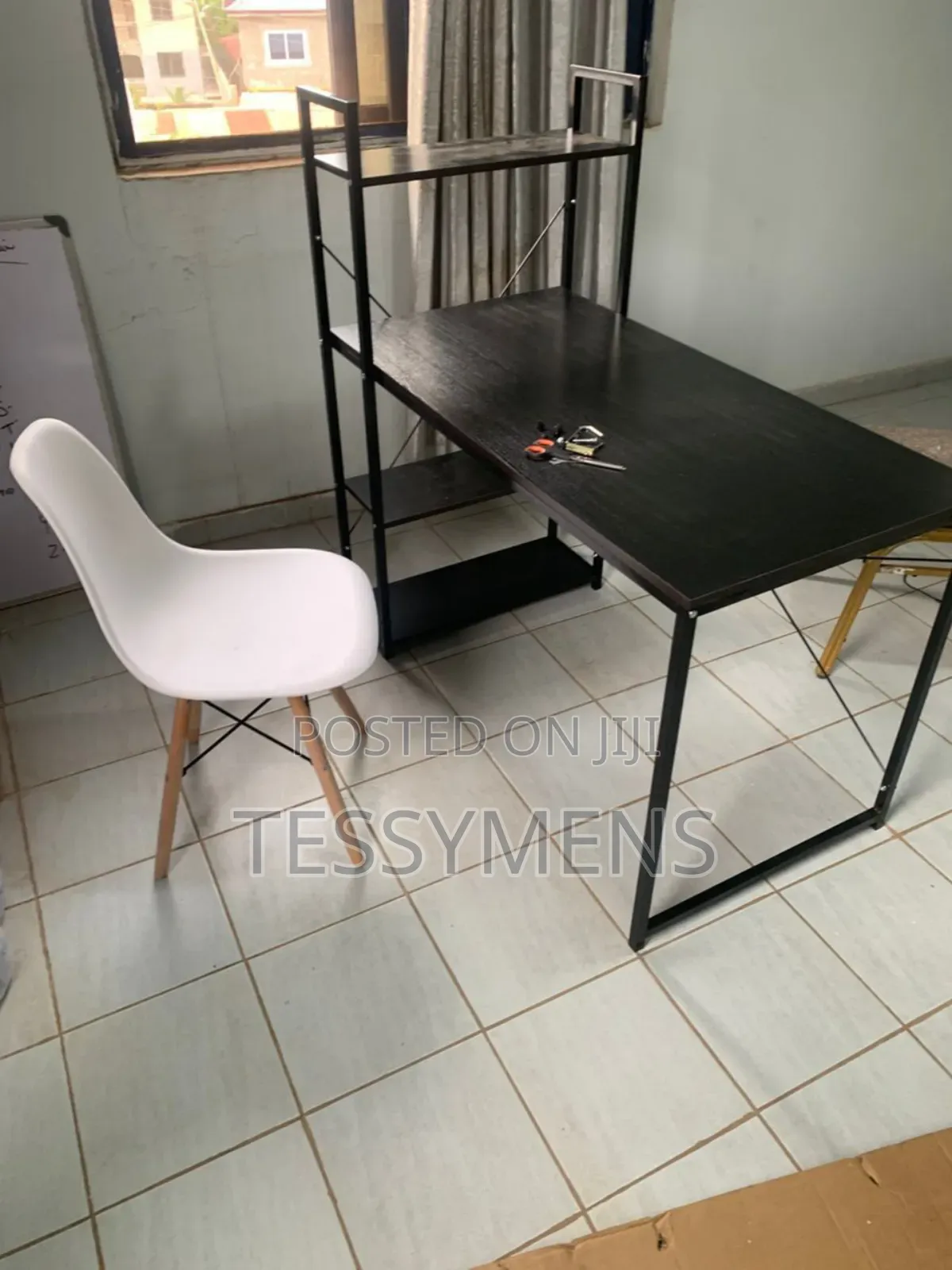 Computer Desk/ Office Table With Side Shelves