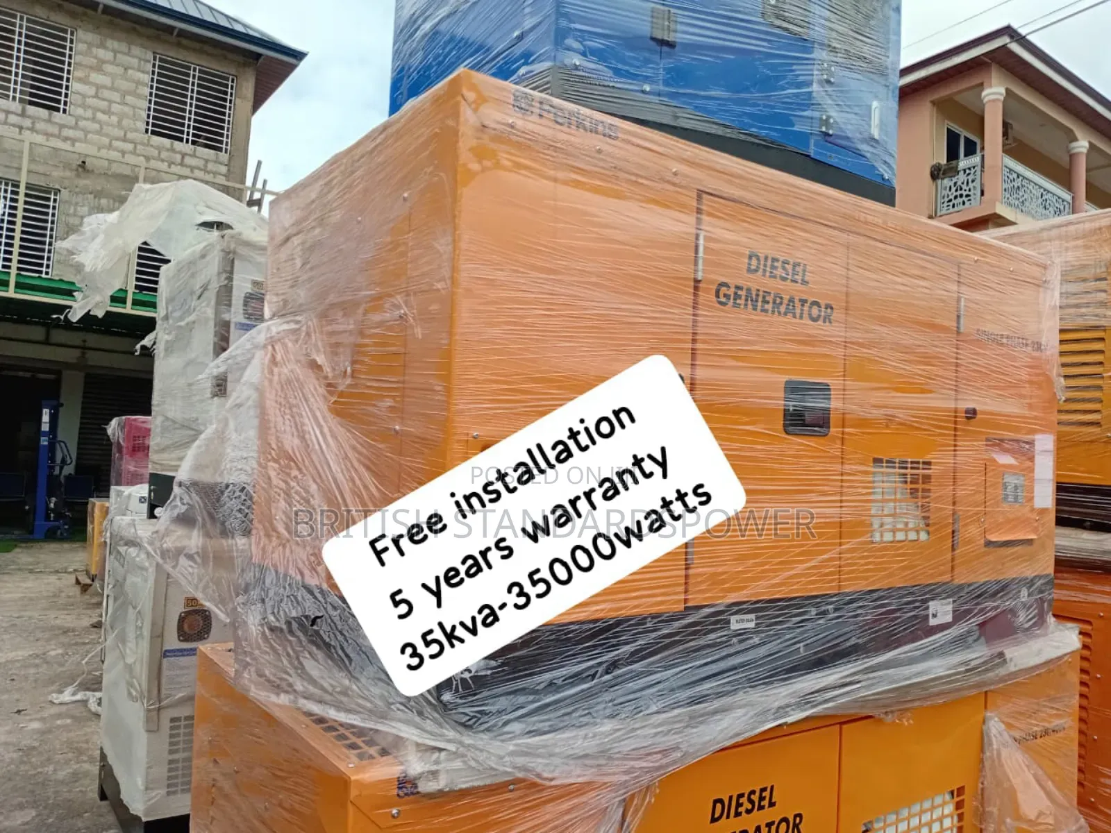 Strudy and Trustworthy 35kva Silent Diesel Generator