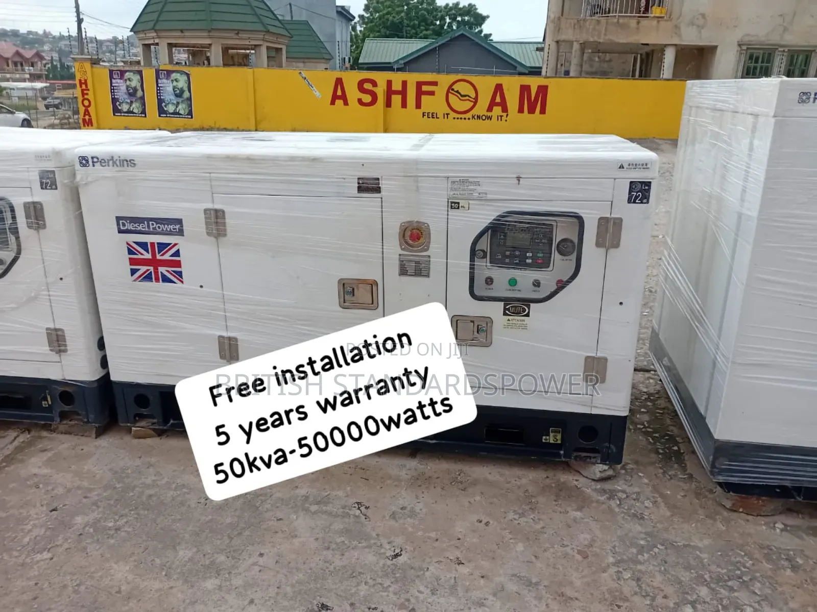 Solid and Long-Lasting 50kva Silent Diesel Generator