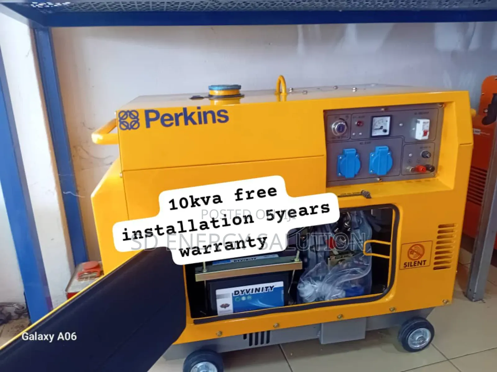 It's Doesn't Just Run It's Think Perkins 10kva Diesel Silent