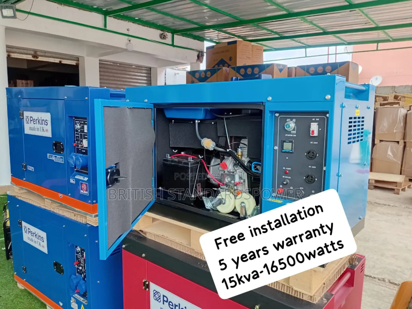 Ruggedised 15kva Silent Diesel Generator