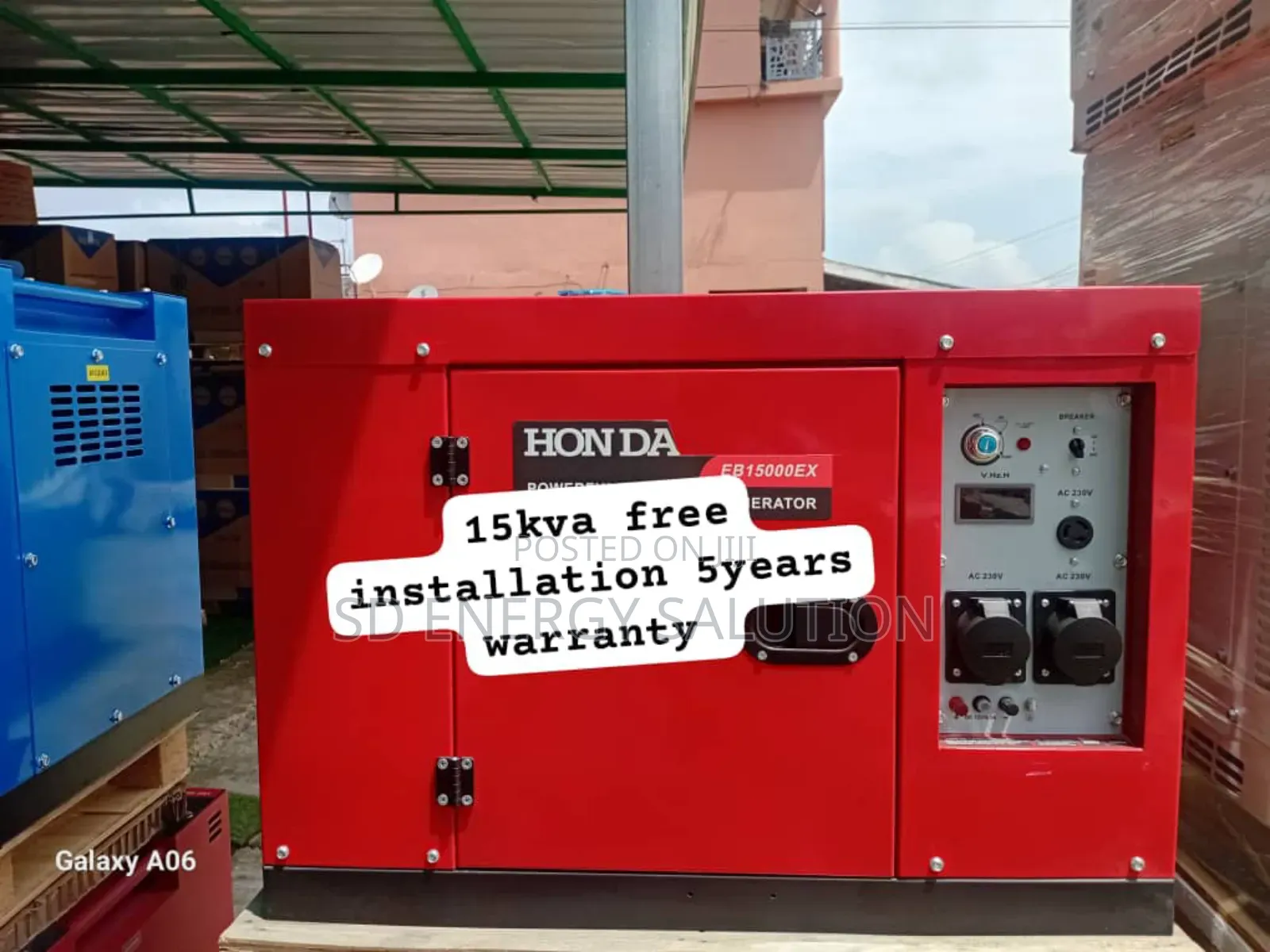 Grid Down Game on Perkins 16500wats Diesel Silent Generator