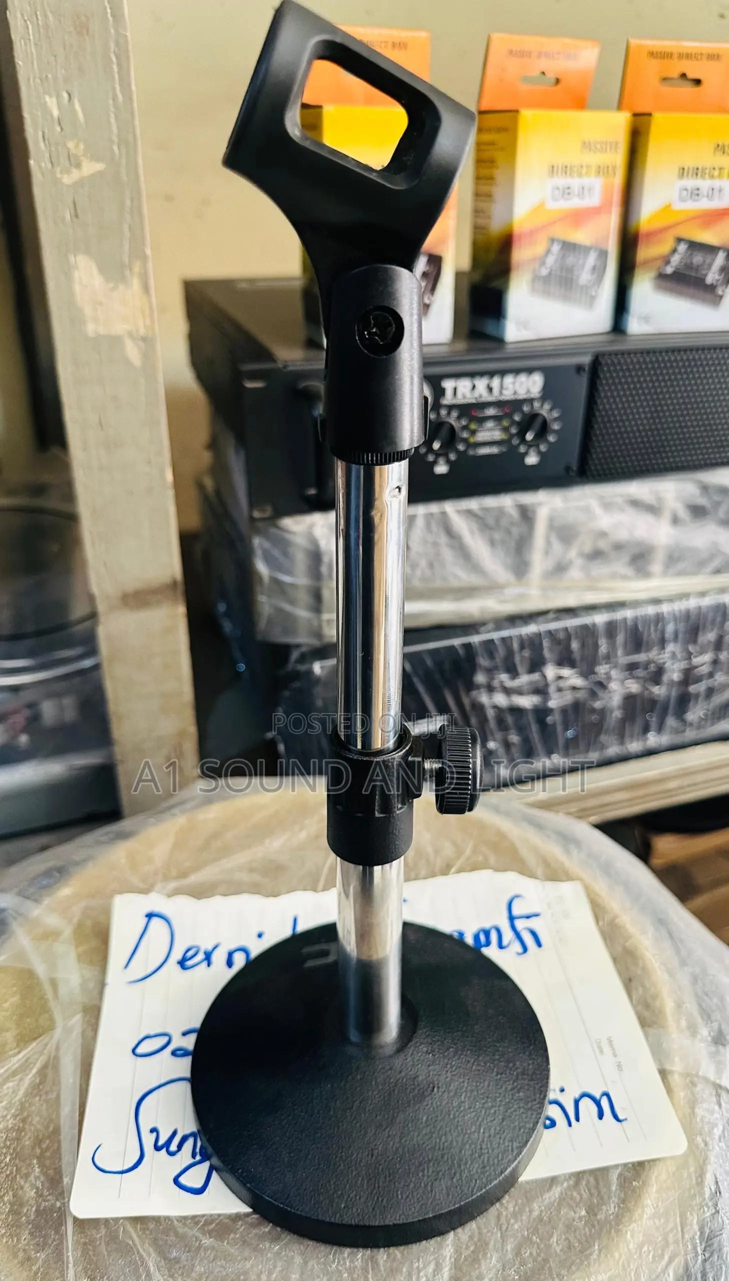 Microphone Stand For Desk, Pulpit, Bass Drum Microphone