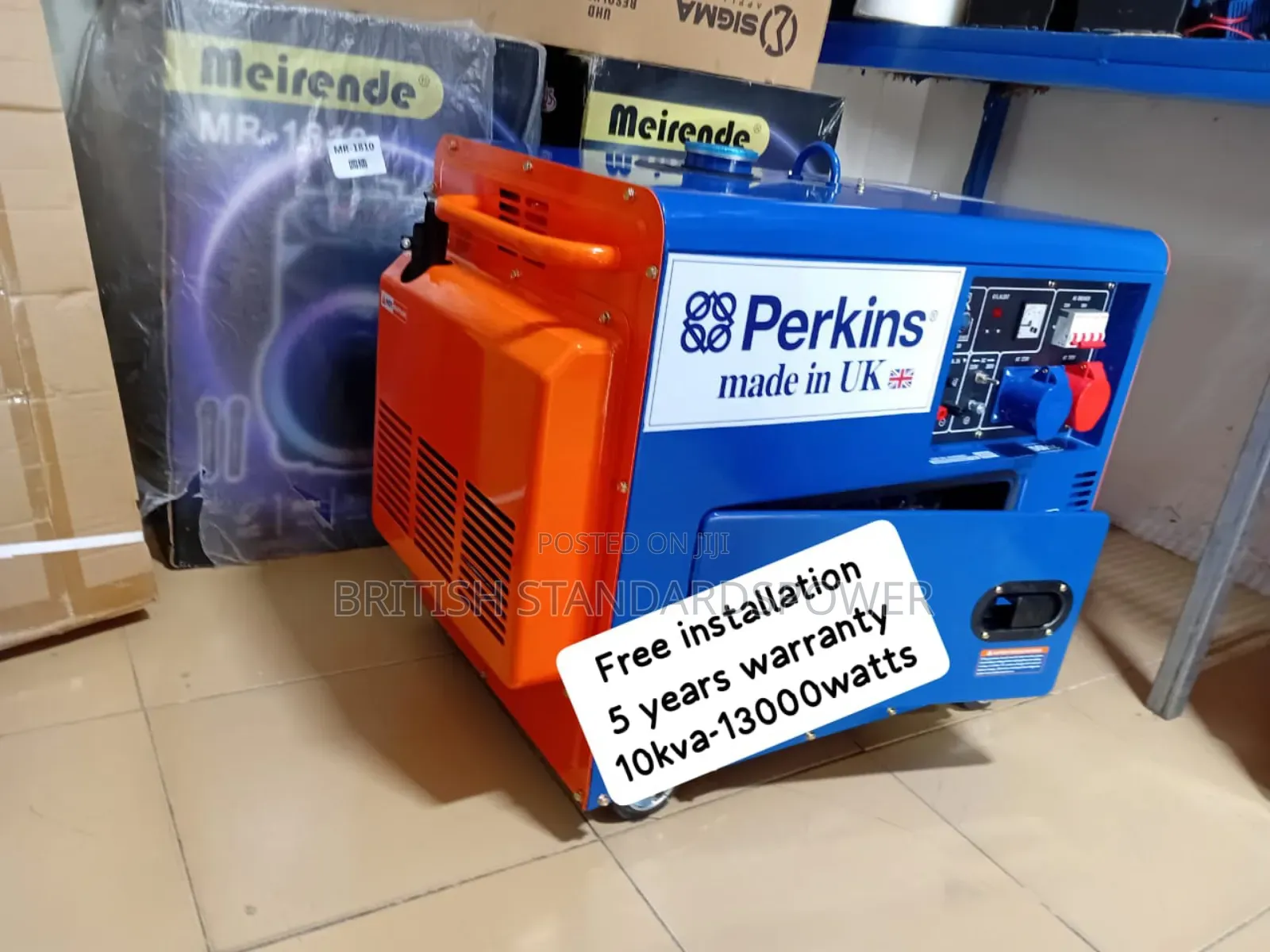 Peak Flow Rate 10kva Silent Diesel Generator