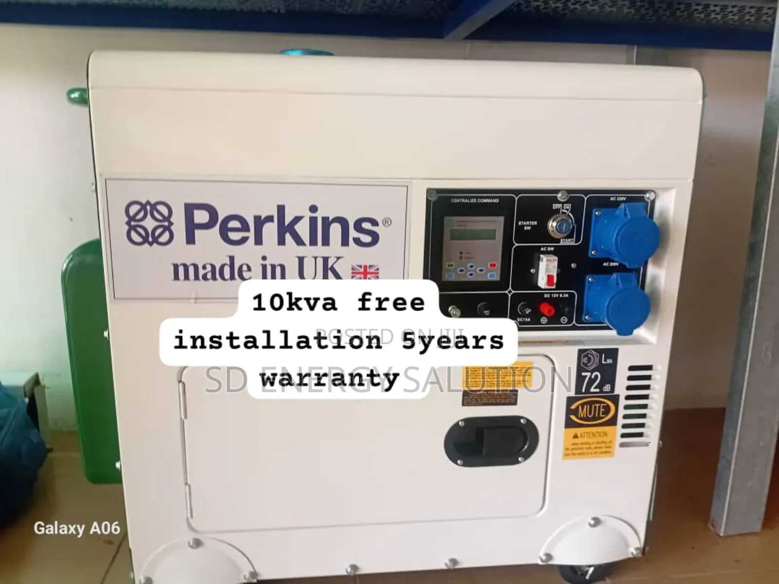 Sync Energy Link Perkins 10kva Diesel 13000watts Diesel