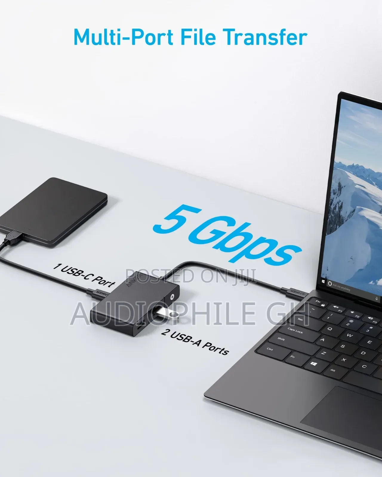 Anker 332 Usb-c Hub (5-in-1, Hdmi)