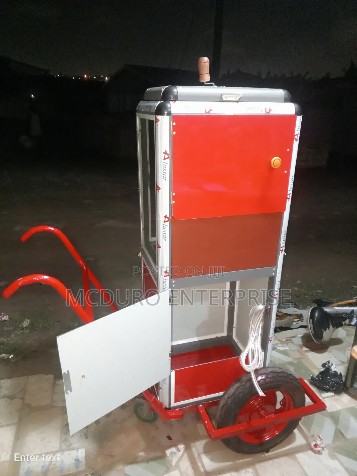 Popcorn Machine on Wheels
