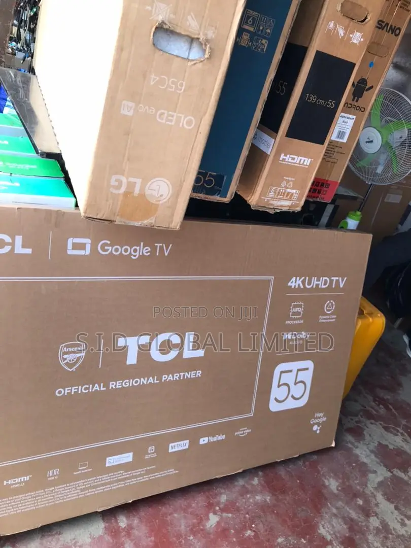 TCL Led Tv 55" Sat Smart Android Tv 55p635