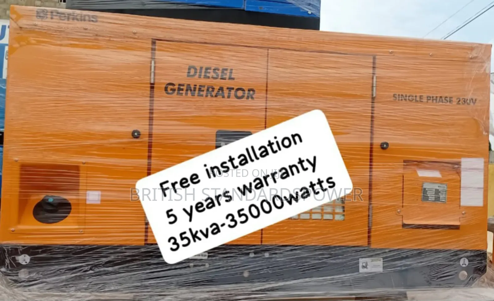 Storm Resistant 35kva Silent Diesel Generator