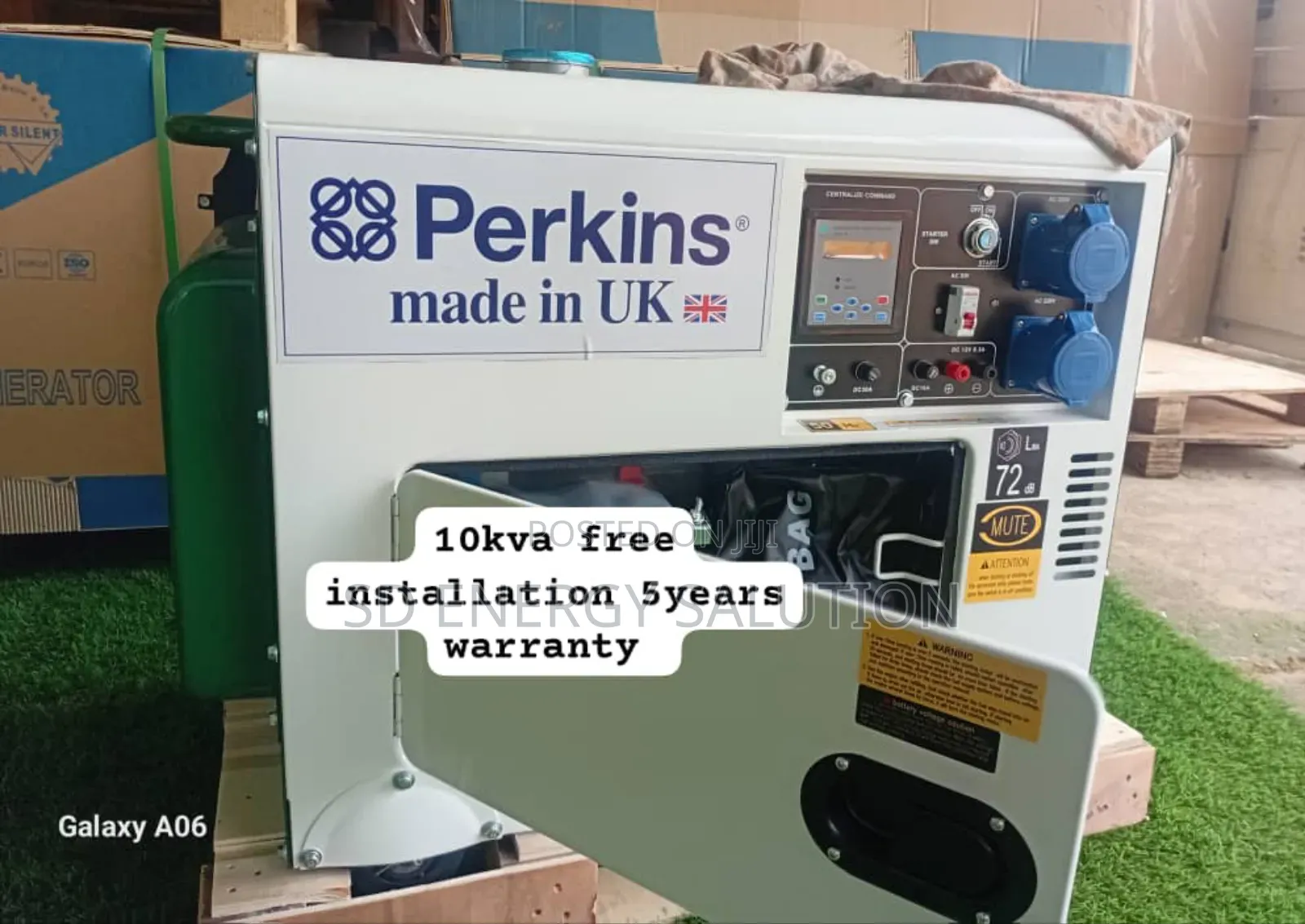 Volt Drive Max Perkins 10kva 13000watts Diesel Generator